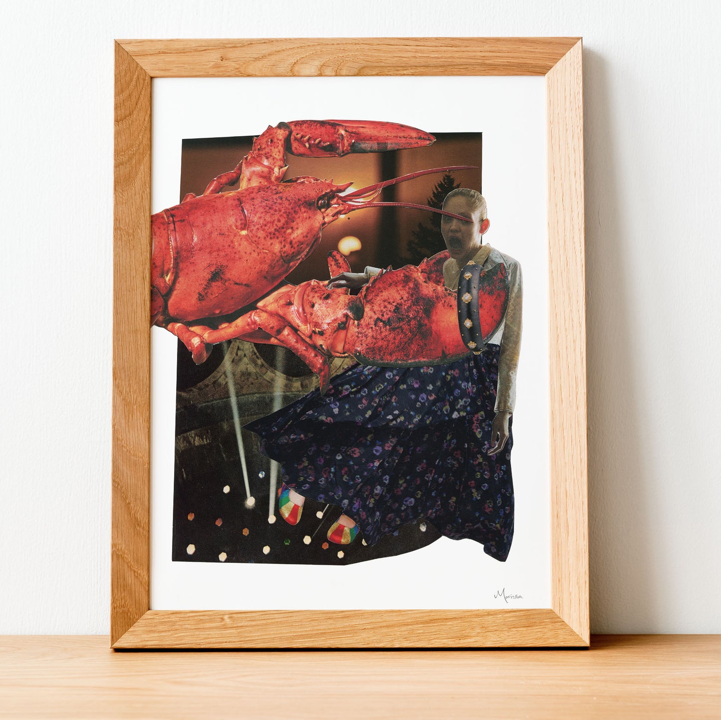 Friend? - Collage Art Print