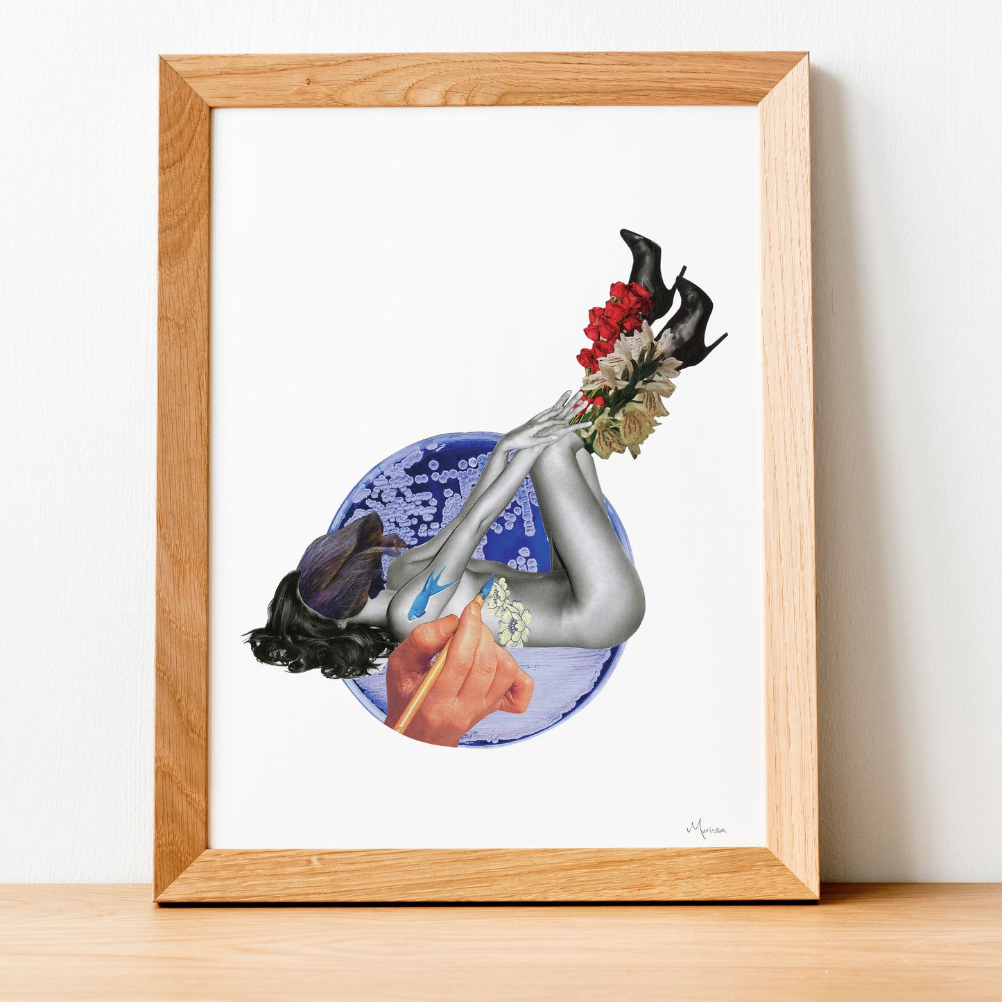 Botanical Ink - Collage Art Print
