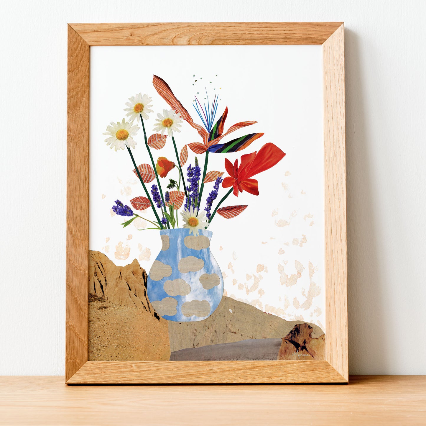 Everlasting Summer - Collage Fine Art Print