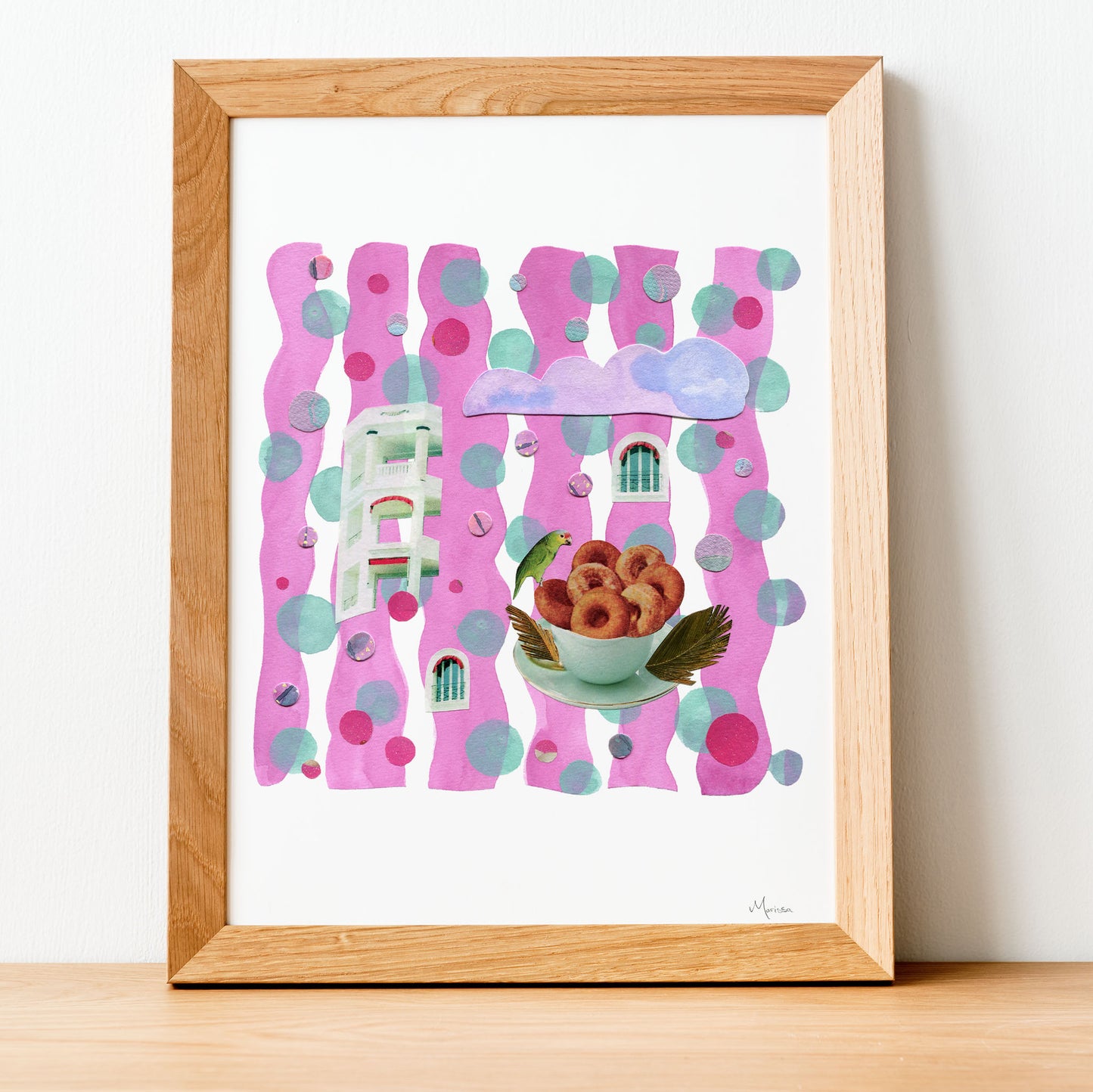 In A Dream - Collage Art Print