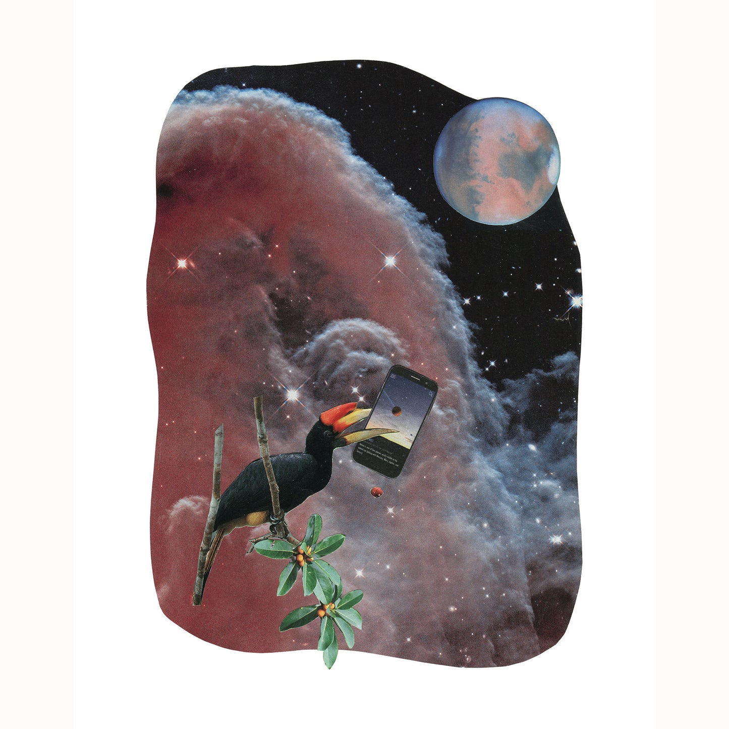 Stolen Connections - Collage Art Print