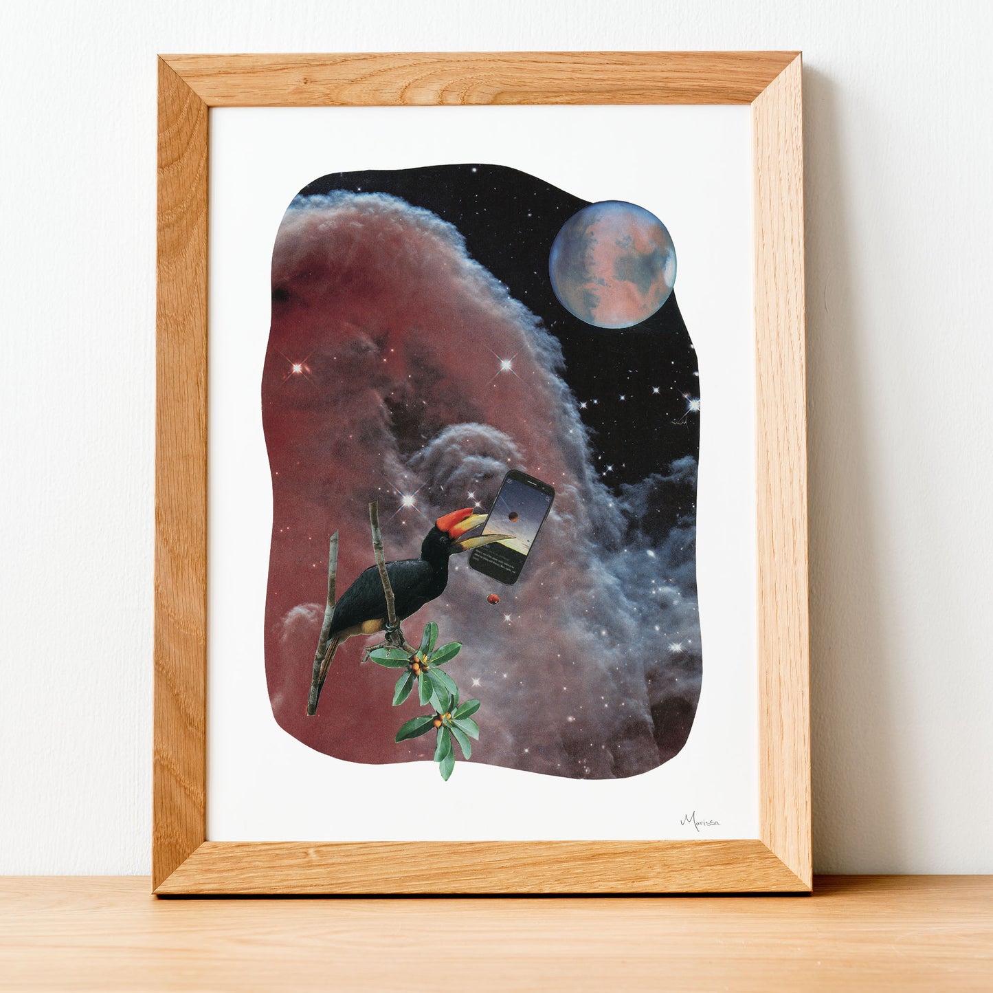 Stolen Connections - Collage Art Print