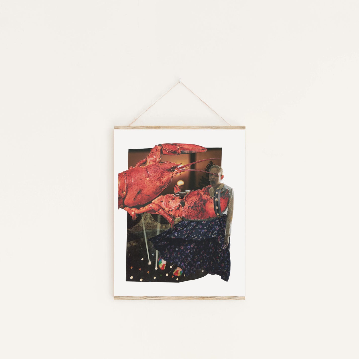 Friend? - Collage Art Print