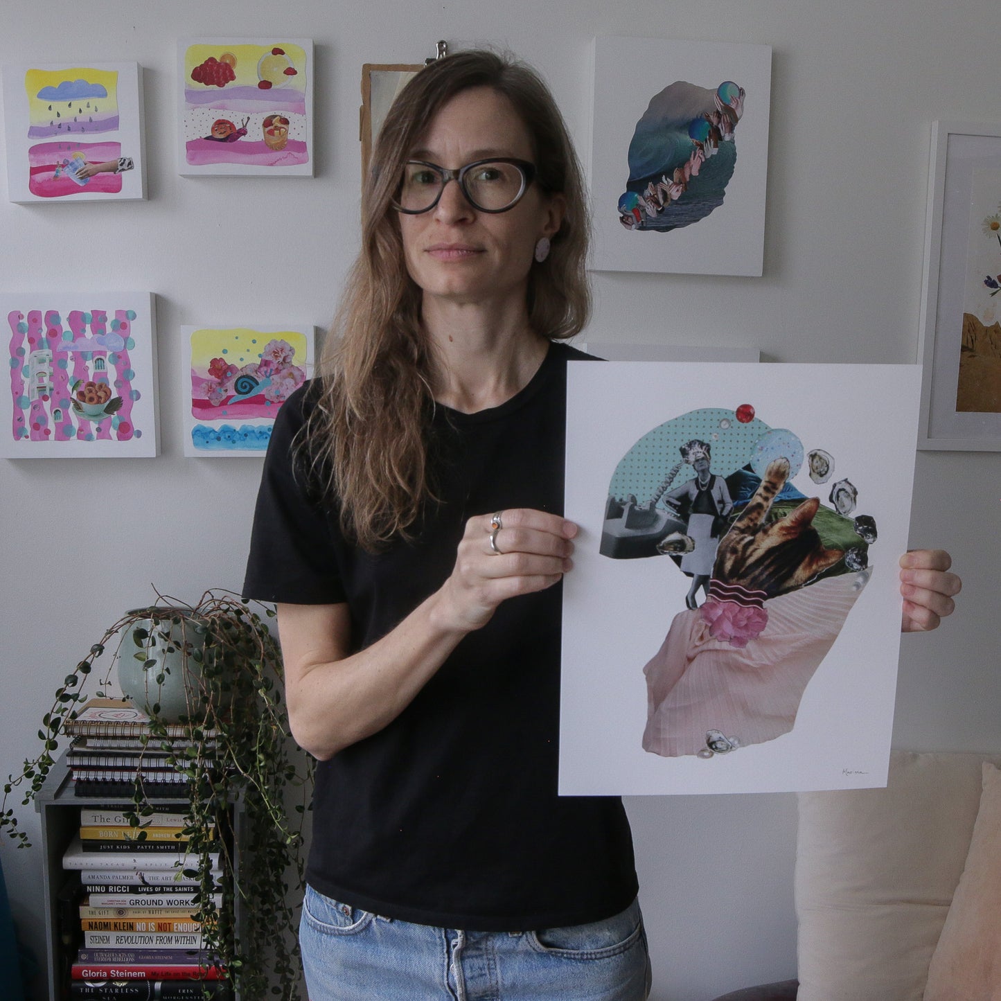 Dialed In - Collage Art Print