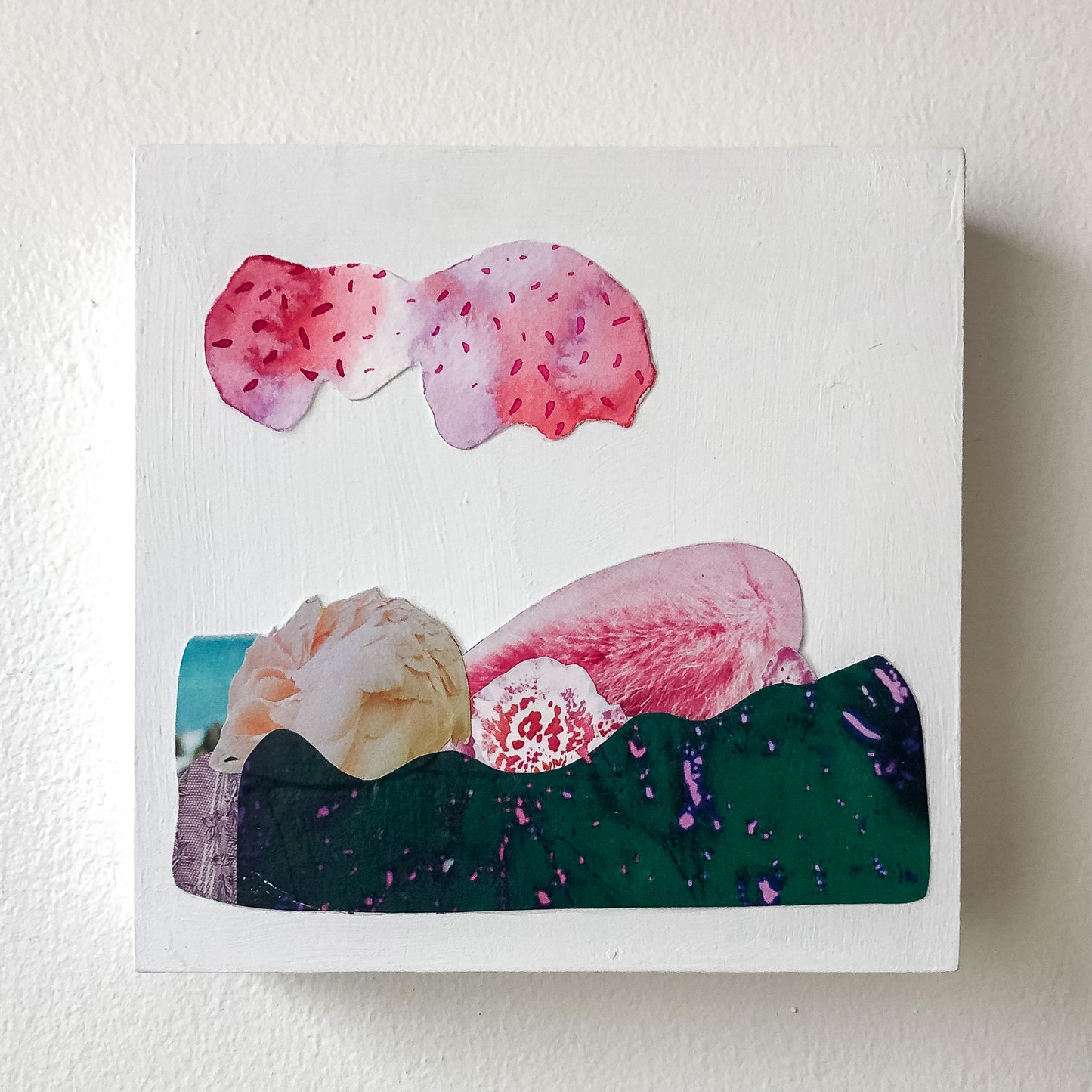 Dream in Waves - Original Collage Art