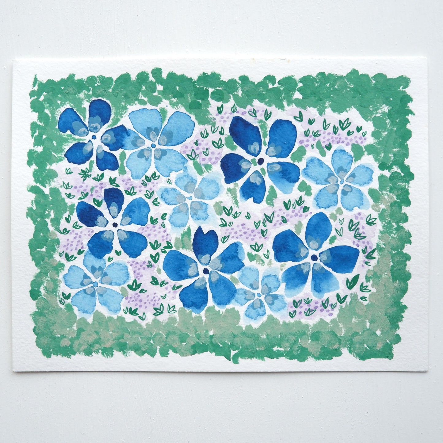 floral forever original watercolour painting by Vancouver artist Marissa Schiesser