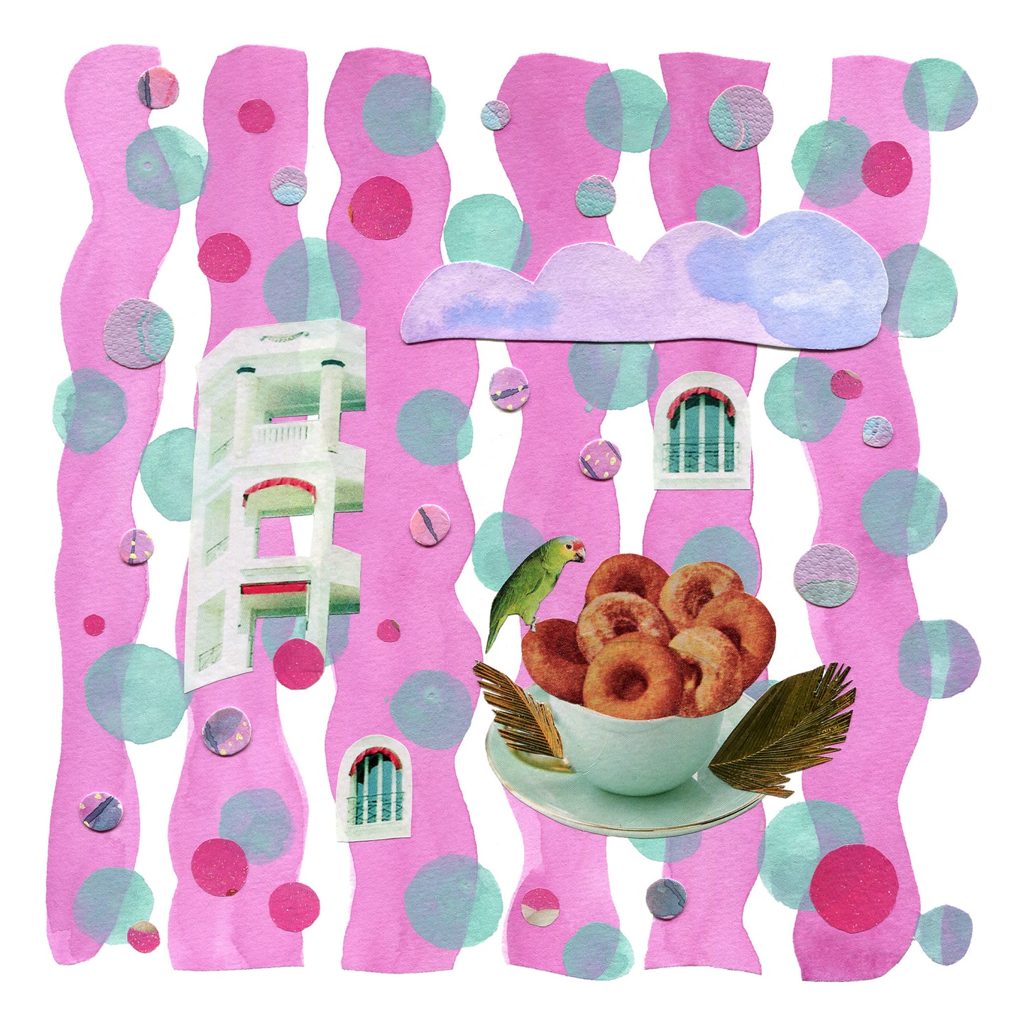 In A Dream - Collage Art Print