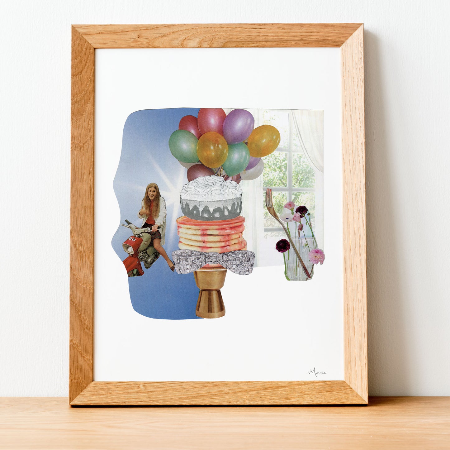 Special Ordinary Day - Collage Art Print